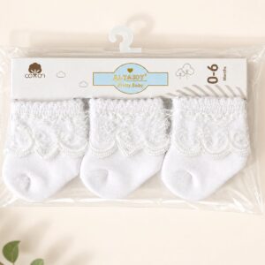CARTELA MEIA COM RENDA 0-6 MESES