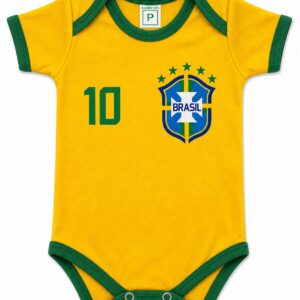 BODY BRASIL AMARELO OFICIAL